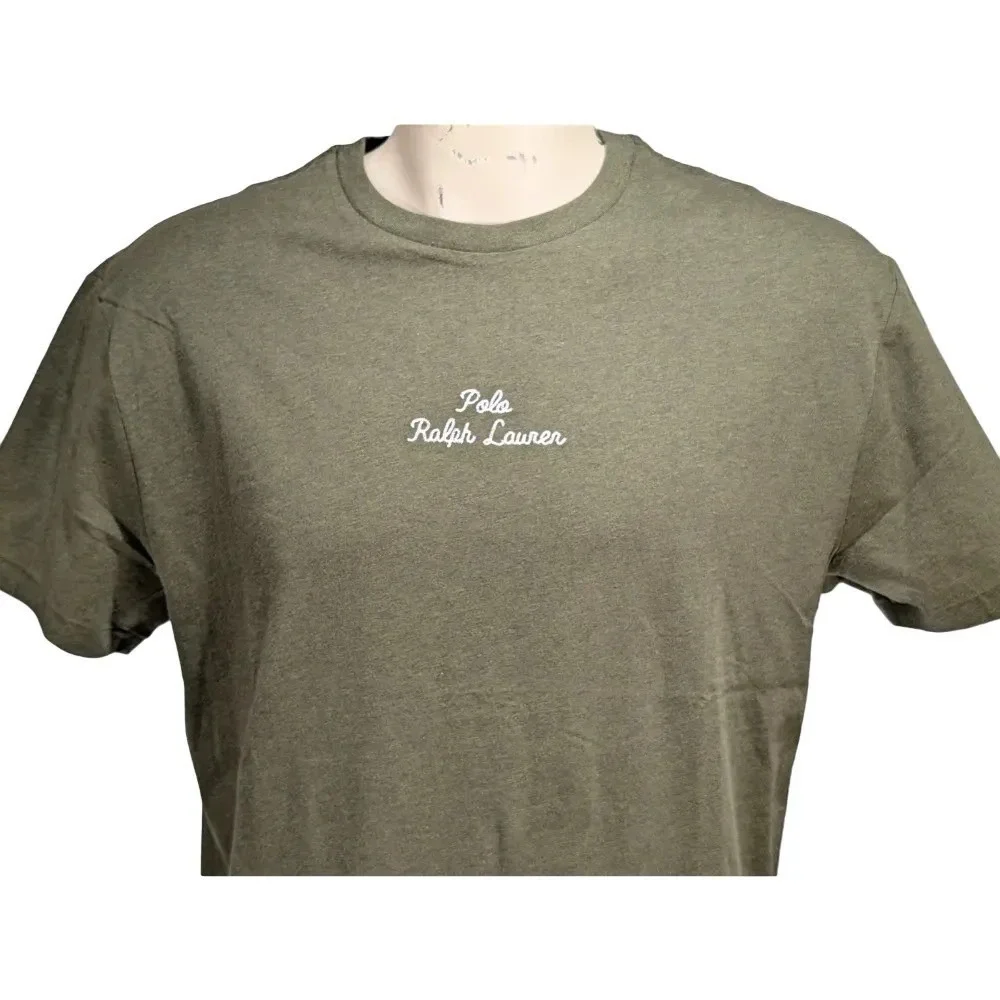 Polo Ralph Lauren Mens Script Logo Cotton T Shirt Sz M Classic Fit NWT $65